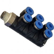 Distribuidor múltiplo QSLV6-1/8-4 Distribuidor múltiplo QSLV6-1/8-4
