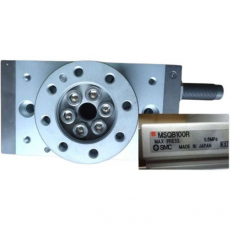 Mesa rotativa tipo pinhão-cremalheira SMC MSQB100R seminova Mesa rotativa tipo pinhão-cremalheira SMC MSQB100R seminova