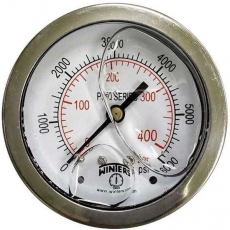 Manômetro WINTERS PFQ915R1R11 400bar 6000psi com glicerina Manômetro WINTERS PFQ915R1R11 400bar 6000psi com glicerina