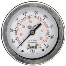 Manômetro WINTERS PFQ909ZRR1R11S 60bar 900psi com StabiliZR Manômetro WINTERS PFQ909ZRR1R11S 60bar 900psi com StabiliZR
