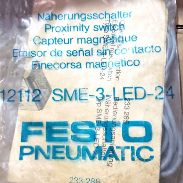 marca: FESTO <br />
modelo: SME3LED24 12112 <br />
estado: novo