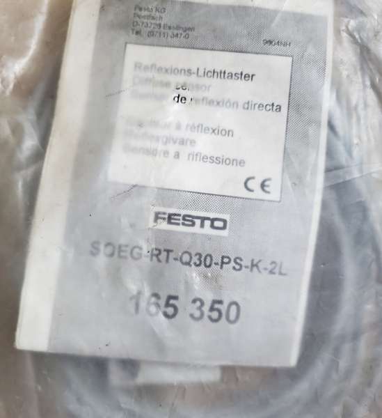 marca: FESTO <br />
modelo: SOEGRTQ30PSK2L 165350