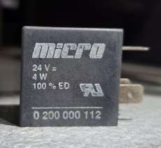 Bobina pneumática  MICRO 0.200.000.112 0200000112 24V usada Bobina pneumática  MICRO 0.200.000.112 0200000112 24V usada