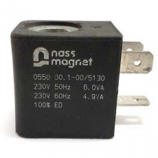 Bobina pneumática NASS MAGNET 0550001005130 230V seminova Bobina pneumática NASS MAGNET 0550001005130 230V seminova