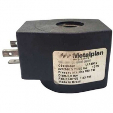 Bobina pneumática  METALPLAN 06442 220/240V 50/60HZ 13W seminova Bobina pneumática  METALPLAN 06442 220/240V 50/60HZ 13W seminova