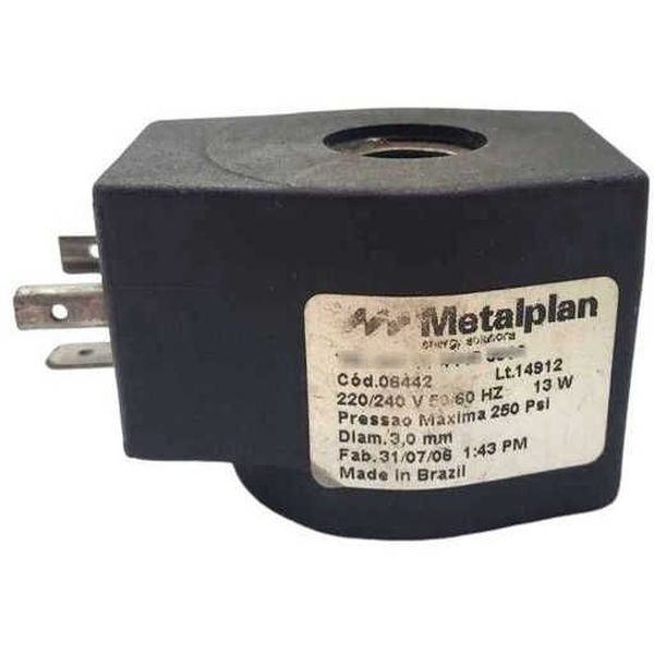 METALPLAN <br/>
Pressão Máxima 250Psi <br/>
Diam. 3,0 mm <br/>
seminova