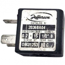 Bobina pneumática JEFFERSON 2036BA04 220V 50/60 6W seminova Bobina pneumática JEFFERSON 2036BA04 220V 50/60 6W seminova