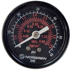 Manômetro NORGREN 0.40MPa 4.0kg/cm2 60psi Manômetro NORGREN 0.40MPa 4.0kg/cm2 60psi