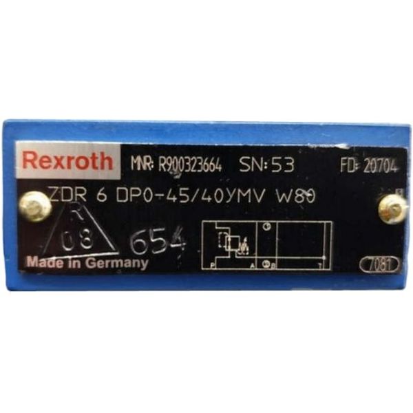 marca: REXROTH <br/>modelo: ZDR6DP04540YMVW80 <br/>estado: nunca foi utilizada