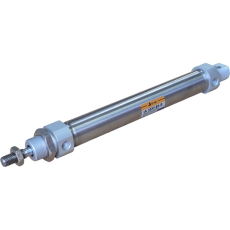 diâmetro: 25mmcurso: 150mmconexão: 1/8com embolo magnético (permite a instalação de sensores)ação: dupla açãoamortecimento:meio de trabalho: ar limpo (com filtragem de 40µm)pressão de trabalho: 0.1~1.0MPa (dupla ação), 0.2~1.0MPa (simples ação)pressão garantida: 1.5MPatemperatura de trabalho: -20~80oC (ar seco)intervalo de velocidade: 50~800mm/sTemos diferentes acessórios de montagem que são compatíveis com esse cilindro que podem ser adquiridos à parte.pistão, atuador, cilindro MINIISO 